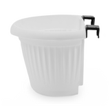 Hug A Plant |Bello Wall Planter 20CM Hanging Plastic Pot for Home & Garden Decor (20CM|8 INCH)