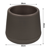 Hug A Plant | Mudkuda Round Plastic Pot for Home & Garden