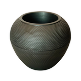 Hug A Plant |Kiwi Round Plastic Pot for Home & Garden (22CM|9INCH,Pack of 1)