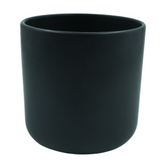 Designer Ceramic Pot (Black, Matt Finish,Large) for Home & Indoor Plant Decor