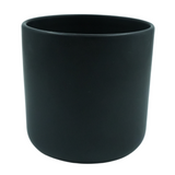Designer Ceramic Pot (Black, Matt Finish,Large) for Home & Indoor Plant Decor