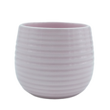 Designer Ceramic Pot (Pink, Glossy Finish,Small) for Home & Indoor Plant Decor