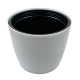 Hug A Plant | Bmw Round Plastic Pot with Inner for Home & Garden (25CM|9.8 INCH)