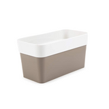 Arty Rectangle 30 Mocca Plastic Pot