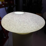 Hug A Plant |LED Pebble With Inner For Home & Garden Decor (Big, White Stone Finish, Pack Of 1)