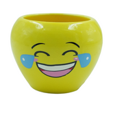 Designer Ceramic Pot (Yellow, Glossy Finish,Small) for Home & Indoor Plant Decor