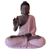 Rotomolded Large Grey Matt Finish Buddha Statue (Rotomolded Outdoor Auto Painted)