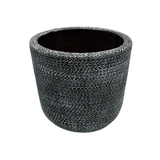 U Planter Stone Texture Terracotta Planter (17 cm)