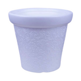 Designer Round Plastic Pot for Home & Garden (30CM|12 INCH)