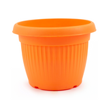 Hug A Plant | Bello Round 25CM Plastic Pot for Home & Garden (25CM|9 INCH)
