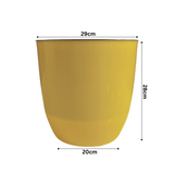 Hug A Plant |Sunny Big Round Plastic Pot with Inner for Home & Garden (29CM|11.5 INCH)