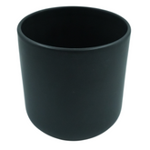 Designer Ceramic Pot (Black, Matt Finish,Large) for Home & Indoor Plant Decor