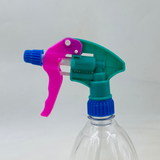 Multicolour Trigger Sprayer 500ml Multi-Fuction Watering Bottles for Gardening Fertilizing Watering Flowers Plants