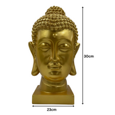 Buddha Head Statue Big (Golden)