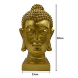 Buddha Head Statue Big (Golden)