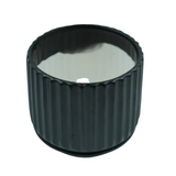 Designer Ceramic Pot (Black, Matt Finish,Small) for Home & Indoor Plant Decor