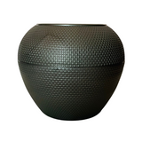 Hug A Plant |Kiwi Round Plastic Pot for Home & Garden (22CM|9INCH,Pack of 1)