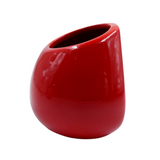 Designer Ceramic Pot (Glossy Finish,Small) for Home & Indoor Plant Decor