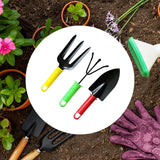 COLORFULL GARDEN TOOL SET SET OF 3PC