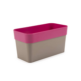 Arty Rectangle 30 Mocca Plastic Pot