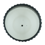 Designer Ceramic Pot (Black, Matt Finish,Medium) for Home & Indoor Plant Decor