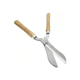 WOODEN HANDLE HEDGE SHEARS, BUSH CLIPPER