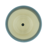 Designer Ceramic Pot (Grey, Glossy Finish,Small) for Home & Indoor Plant Decor