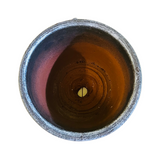 Designed Cylinder Line Texture Terracotta Planter (16 cm)