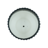 Designer Ceramic Pot (Black, Matt Finish,Small) for Home & Indoor Plant Decor