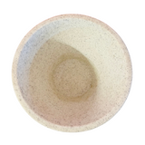 Milano 40cm Led Round Plastic Pot with Wheels for Home & Garden (40CM | 15.7 INCH, White Stone Finish)