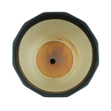 Designer Ceramic Pot (Black, Matt Finish,Medium) for Home & Indoor Plant Decor