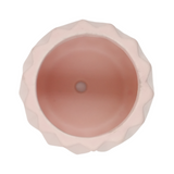 Designer Ceramic Pot (Pink, Matt Finish,Small) for Home & Indoor Plant Decor
