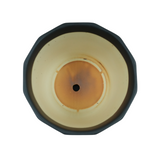 Designer Ceramic Pot (Black, Matt Finish,Small) for Home & Indoor Plant Decor