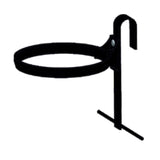 Hug A Plant | Grill Mount | Balcony Railer Accessory for 5 Inch / 5.5 Inch Pot for Home & Garden (12.7CM | 5 INCH, Grill Mount, Rail Mount, Black)