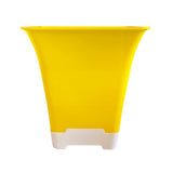 Hug A Plant | Hot Square Plastic Pot for Home & Garden (22CM | 9INCH)