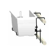 Hug A Plant | Reca 40cm Rectangle Window Planter | Pot for Home & Garden (40CM | 15.7 INCH, Grill Mount, Rail Mount, Black)