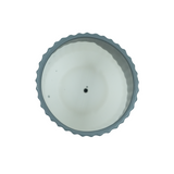 Designer Ceramic Pot (Grey, Matt Finish,Small) for Home & Indoor Plant Decor