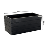 Hug A Plant | Roto G Tray Rectangle Rotomolded Pot For Home & Garden