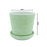 Designer Ceramic Pot (Matt Finish,Small) for Home & Indoor Plant Decor