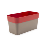 Arty Rectangle 30 Mocca Plastic Pot