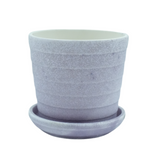 Designer Ceramic Pot (Matt Finish,Small) for Home & Indoor Plant Decor