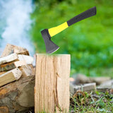 FIBERGLAS'S BODY RUBBERISED HANDLE WOOD CUTTING AXE