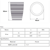 Viva Round Rotomolded Pot For Home & Garden