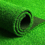 Hug A Plant | Full Green Artificial Grass Mat for Outdoors, Balcony, Lawn, Garden, Terrace | 35 MM Thick Grass Doormat, Runner, Carpet for Poolside, Restaurant, Wall, Landscape