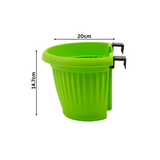 Hug A Plant |Bello Wall Planter 20CM Hanging Plastic Pot for Home & Garden Decor (20CM|8 INCH)