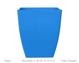Chatura 12cm Square Plastic Pot (Without Self-Watering Kit)