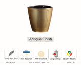 Mini Ronda Antique Finish Plastic Pot