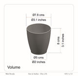 Mini Ronda Antique Finish Plastic Pot