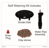 Tuka 25 Hanging Plastic Pot With Self Watering KIt