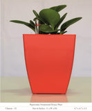 Chatura 12cm Square Plastic Pot With Self-Watering Kit